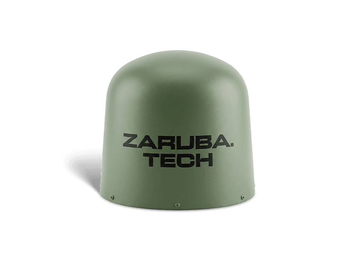 Dome-type antenna – quadrifilar for EW 420-550 MHz 